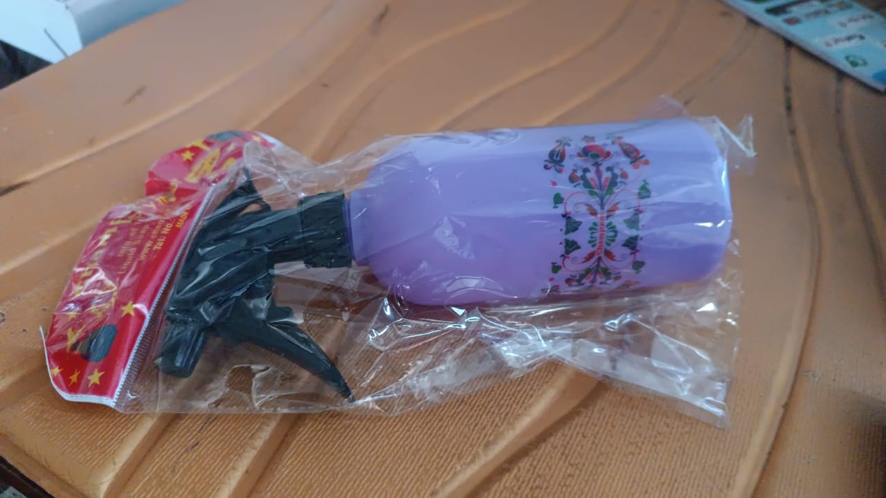 Floral Printed Plastic Spray Bottle (500 ML) Floral Printed Plastic Spray Bottle (500 ML)